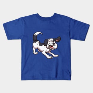 Barking Shih Tzu Dog Kids T-Shirt